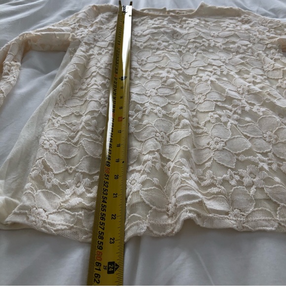 Lace Long Sleeve Boho Top - Picture 2 of 10